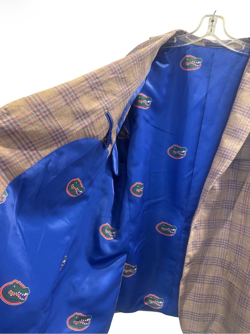 FLORIDA GATORS REVEAL DESIGNER CUSTOM  sports coat men’s size 42 LARGE